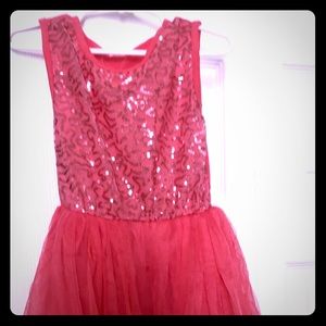 Toddler 4T / 5T red sparkle tutu dress